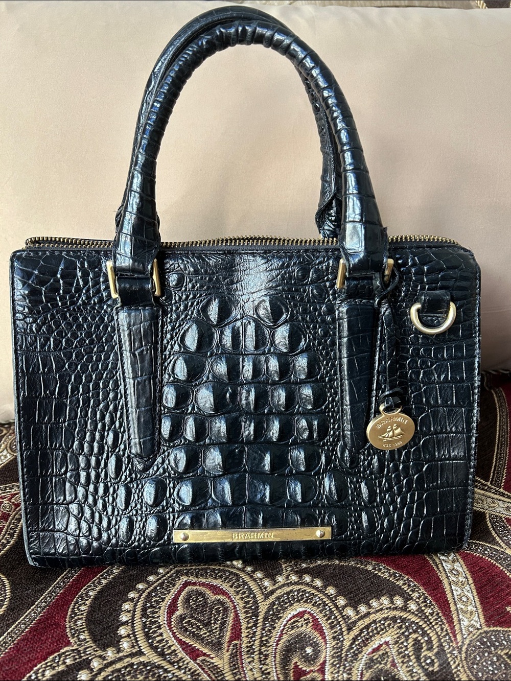 Brahmin Anywhere Convertible in Black Melbourne